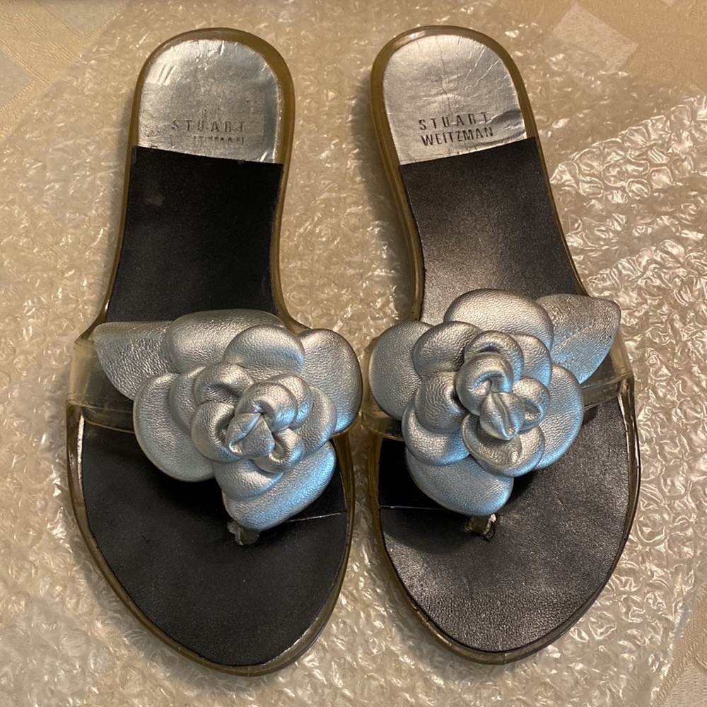 🌸 STUART WEITZMAN SLIDES/SANDALS - Picture 6 of 9